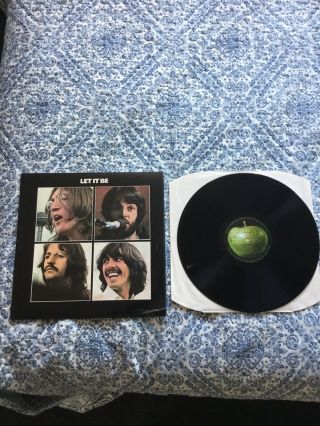 The Beatles - Let It Be 1970 1st Press Apple Lp U.  K.  Press