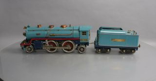 Lionel 390 Vintage Standard Gauge 2 - 4 - 2 Steam Locomotive With Tender