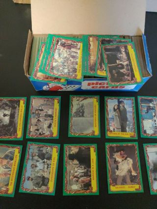 Topps 1981 Indiana Jones Raiders Of The Lost Ark Trading Cards.  Vending Box 500