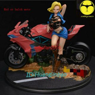 Dragon Ball Android 18 Lazuli Statue Painted 1/6 Gk Resin Model Moto Pre - Order