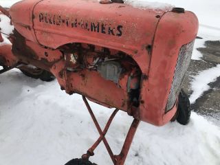 Allis Chalmers B Tractor Frozen Engine 1938 Parts Antique Vtg 5