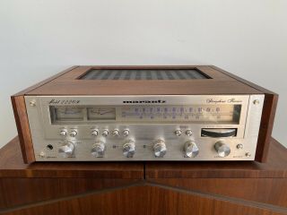 Vintage 1970’s Marantz 2226b Stereo Reciever With 3 Piece Wood Case Rare