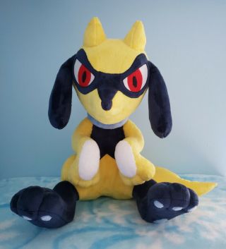 Large Custom Pokemon Shiny Riolu Plush Stuffed Animal 2