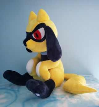 Large Custom Pokemon Shiny Riolu Plush Stuffed Animal 3