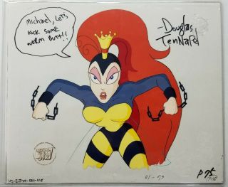 Earthworm Jim " Princess " Animation Production Cel Signed By Tennapel