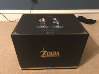 First 4 Figures Zelda & Link Breath Of The Wild Master Edition 10 " Pvc Statues
