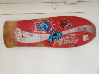 Jeff Grosso Skateboard Deck Enjoy Coca Cola Santa Cruz Vintage
