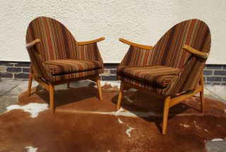 A VINTAGE GERMAN COCKTAIL LOUNGE ARMCHAIRS CIRCA 1965 CHAIRS MAY19 - 8 2