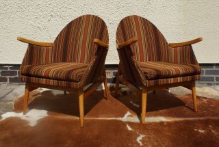 A VINTAGE GERMAN COCKTAIL LOUNGE ARMCHAIRS CIRCA 1965 CHAIRS MAY19 - 8 5