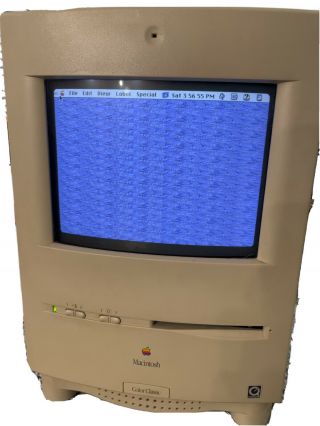 Vintage Macintosh Color Classic M1600 - Recapped - 6mb/160mb,  Keyboard/mouse