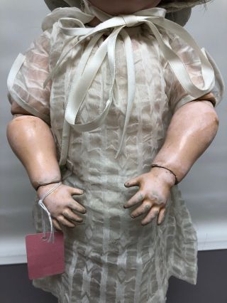 22” Antique German Bisque Doll Kammer Reinhardt Brunette 192 10 SC2 6