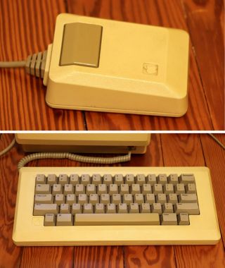 Vintage 1984 Apple Macintosh 128k M0001,  keyboard mouse Imagew 3