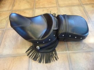 Indian Chief Black Seat 14 - 20 Vintage Classic Springfield Chieftain Roadmaster