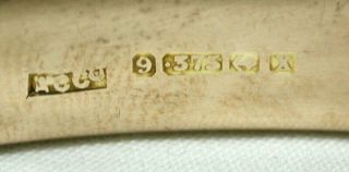 1920 ' s Vintage Lovely 9 Carat Rose Gold Engraved Hinged Bangle 4