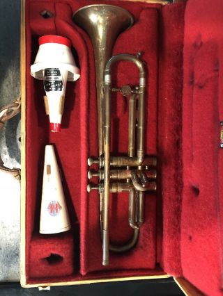 Vintage Al Hirt Signature Leblanc Paris Pro Trumpet With Case 15198