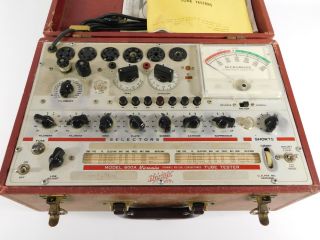 Hickok 600A Vintage Mutual Conductance Tube Tester (, may need calibration) 2
