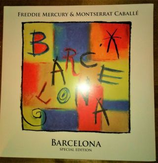 Freddie Mercury & Montserrat Caballe Barcelona Special Ed Lp New/sealed 2012