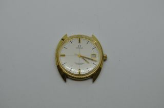 Vintage Omega Seamaster Cosmic Hand Wind 136017 Sp - Tool 107 Gold Plated Watch