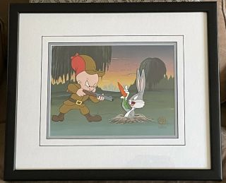 Bugs Bunny,  Elmer Fudd “bunny Snatchers” Production Art Animation Cel