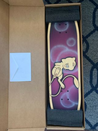 Pokemon X Bear Walker Mew Skateboard 1/250,  Rare Limited Edition