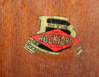 Vintage Rockford Furniture Co.  Mahogany Chippendale Corner Cabinet 6