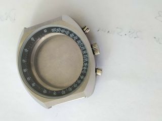 Vintage 1970s Heuer Chronograph case ref 1614 3