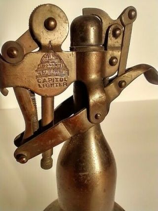 Vintage Capital Lighter Trigger Lighter Design Patent Sept 17,  1912 