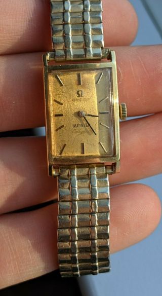 Vintage Omega Watch 18k Solid Gold.  750 Caliber 661 Ladymatic Meister