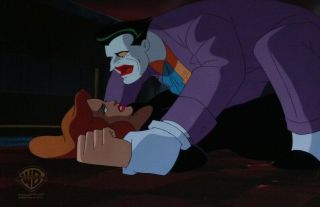 Batman Animated Series Cel The Joker Andrea Mask Of The Phantasm