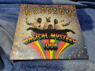 The Beatles - Magical Mystery Tour 1967 Mmt1 1st Mono Solid Centre G/fold Vg,