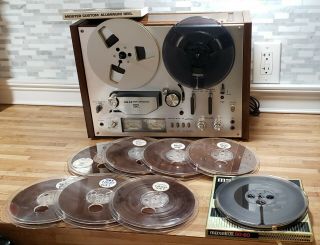 Akai Gx - 4000d Vintage Reel To Reel Stereo 4 Track Tape Deck Player Recorder