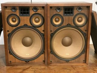 Vintage Pioneer Cs - 99a Speakers With Fb And 2