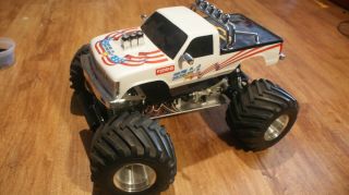 Vintage Kyosho Usa - 1 Nitro Crusher 1/8 Scale Rc Monster Truck.  Never Run