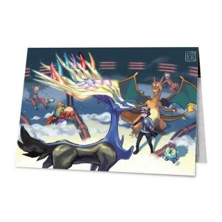Pokemon Center Xerneas Framed Art Print By Ken Sugimori Limited Edition 50 Made
