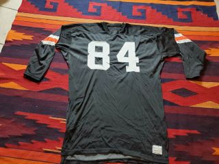 VTG Cleveland Browns Sand Knit Jersey Mens SZ L/XL Made USA 2