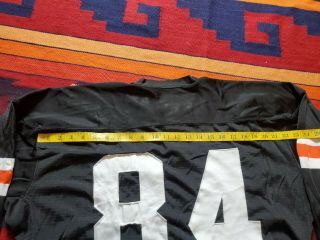 VTG Cleveland Browns Sand Knit Jersey Mens SZ L/XL Made USA 3