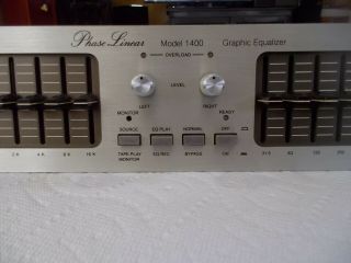 Vintage Phase Linear Equalizer - Model 1400 Series 2 - Serviced And.