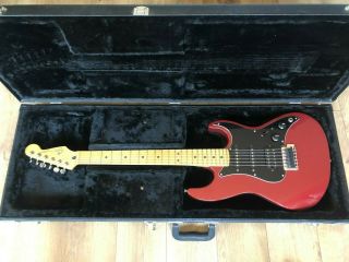 1991 Fender Usa Red Vintage Prodigy Electric Guitar W/ Tele / Strat Case.