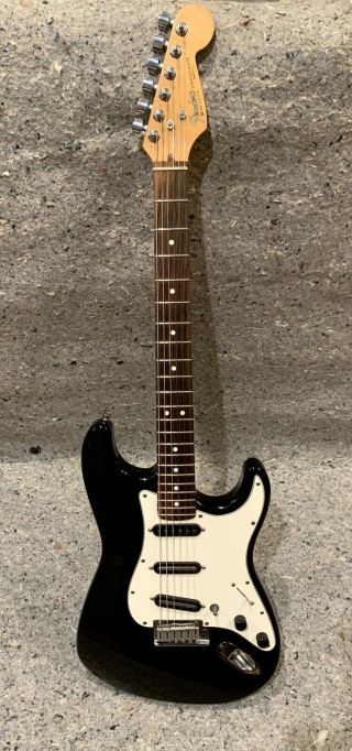 Vintage 1991 Usa Black Fender Stratocaster Electric Guitar