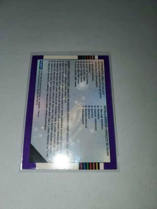 Marvel Universe Series 3 Tin Exclusive Power Ratings Card 2