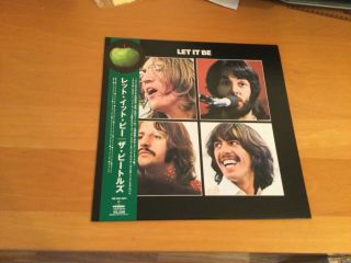 Lp The Beatles Let It Be Japan Obi Tojp - 60143