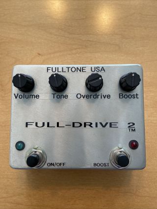 Vintage Fulltone Full - Drive 2.  Signed And Dated By Mike Fuller In 1996.