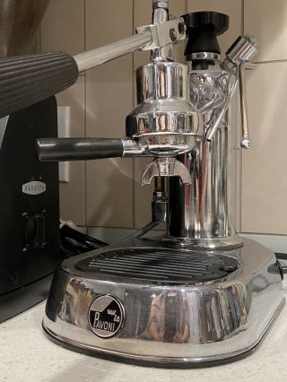 Chrome Vintage La Pavoni Epc - 8 Europiccola Espresso Machine