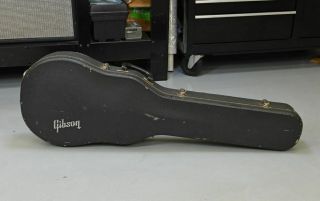 Vintage 1975 - 1976 Gibson Les Paul Custom Guitar Black Tolex Hard Case