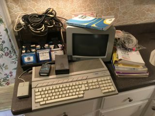 Atari 1040 Ste Vintage Bundle Monitor,  Interfaces,  Manuals,  Software,  Patches