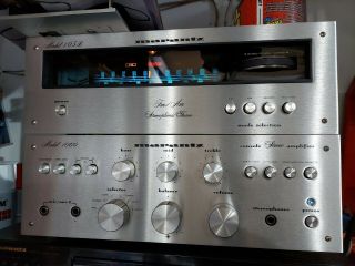 Vintage Marantz 1060 Amp And 105b Tuner Pair In