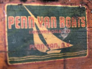 Penn Yan Row Boat With Vintage Evinrude Motor Local Pickup Or Might Ship.