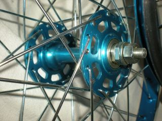 Old School Vintage BMX Araya 7c 20X1.  75 wheels blue hutch pk dg gt redline 6