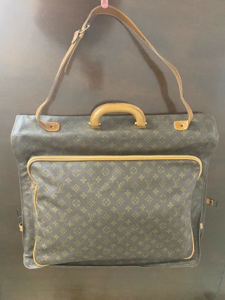 Authentic Vintage Louis Vuitton Garment Bag Suitcase Luggage