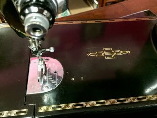 Restored 1952 Vintage Black Singer 301 Sewing Machine Short Bed 5